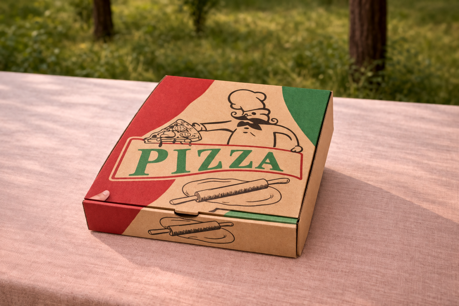 BOITE PIZZA 29X29X3.5 (PQT DE 100)