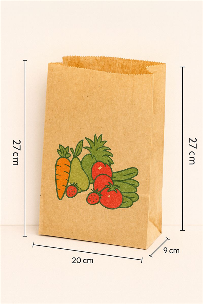 SAC PRIMEUR KRAFT BRUN 2.0KG  IMP F&L - ( CT DE 1000 )