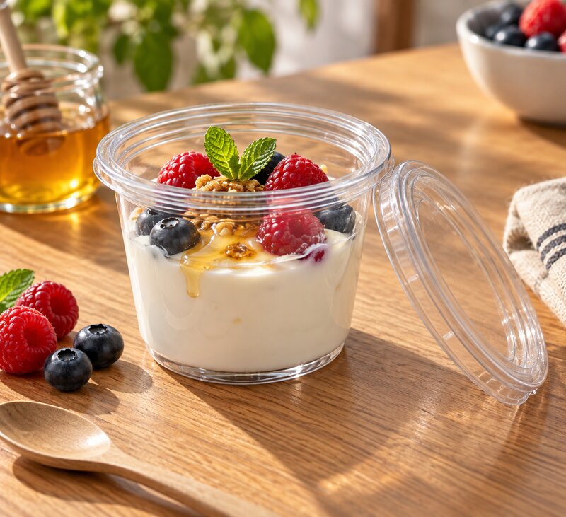POT ROND TRANSPARENT/25