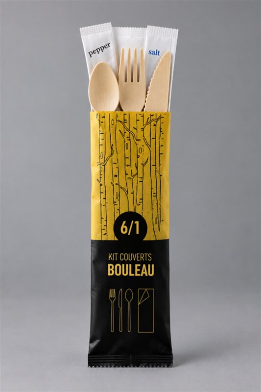 SET DE COUVERT EN BOIS 6EN1 CTS 250