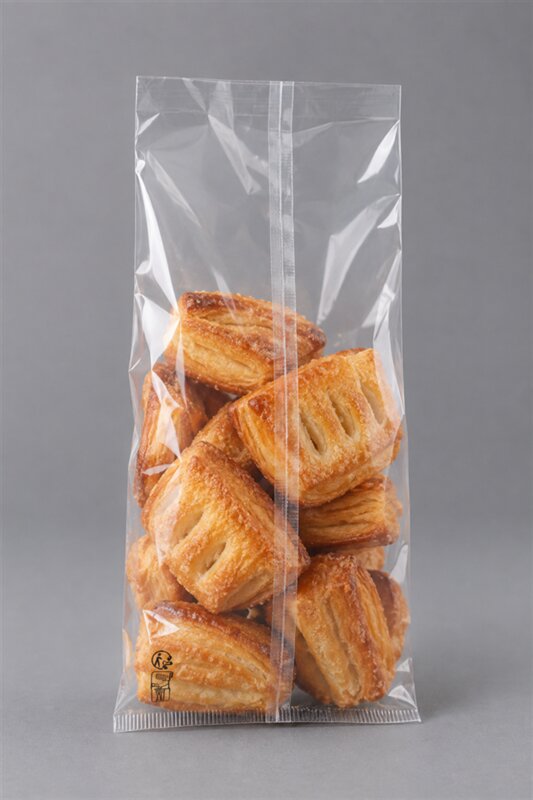 SACHET TRANSPARENT PLAT X100