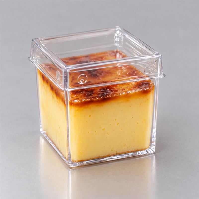 VERRINE CUBE TRANSPARENTE + COUV 8440011COV X50
