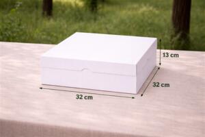Boite patissière SS FEN. 32x32x13 (PQT de 25)