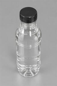 BOUTEILLE PP TRANSP 330ML + BOUCHON x350