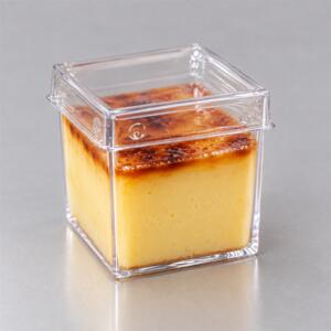 VERRINE CUBE TRANSPARENTE + COUV 8440011COV X50